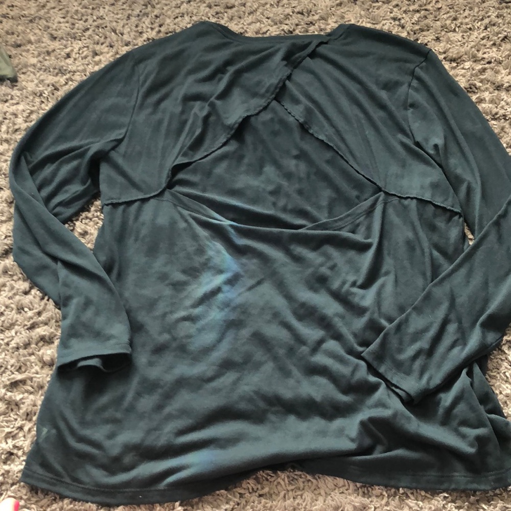 old navy long sleeve yoga top